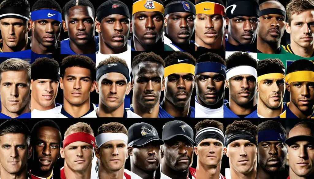 famous football players wearing eye black