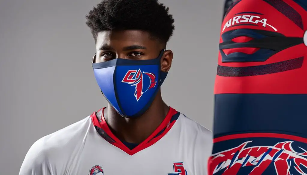 NBA face mask materials