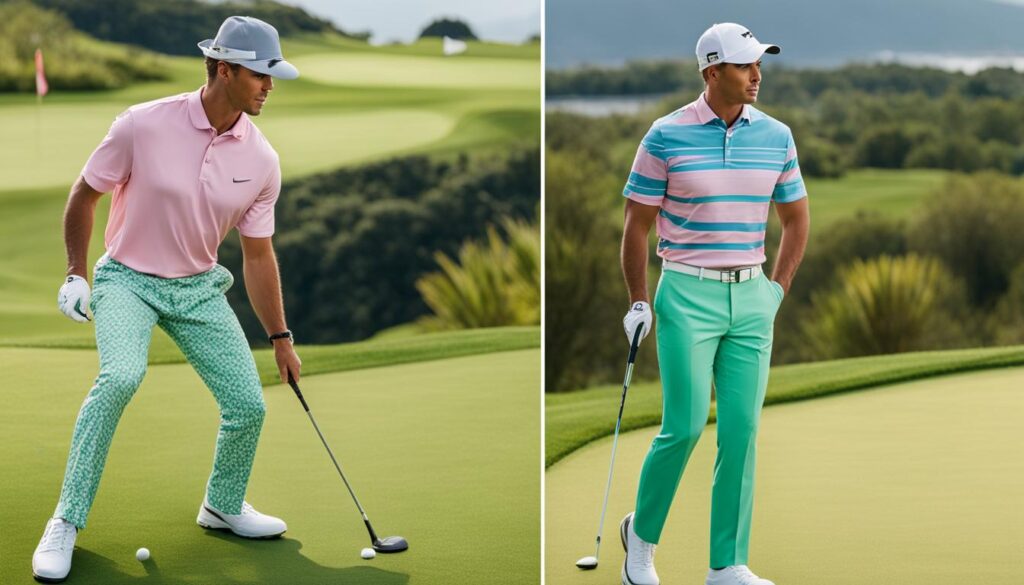 individuality in golf fashion