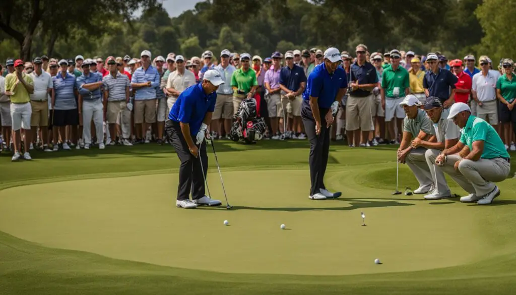 pro golfers using AimPoint