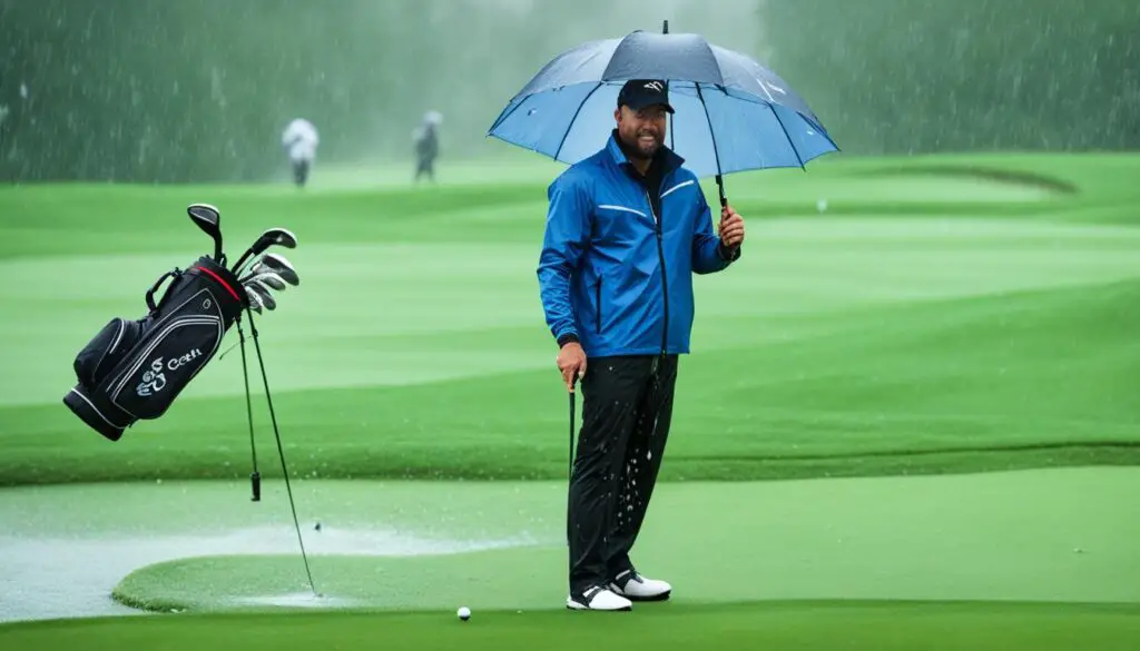 rainproof golf gear